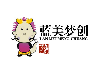 曉熹的藍(lán)美夢(mèng)創(chuàng)兒童教育卡通logologo設(shè)計(jì)