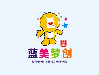 梁俊的藍美夢創(chuàng)兒童教育卡通logologo設(shè)計