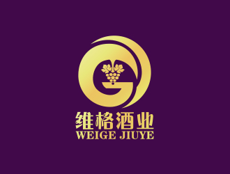 黃安悅的維格紅酒酒業(yè)logo設(shè)計