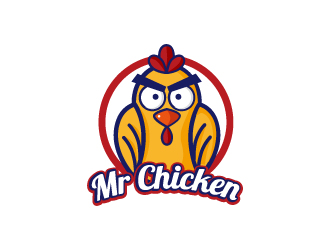 張俊的Mr Chicken炸雞商標logo設計