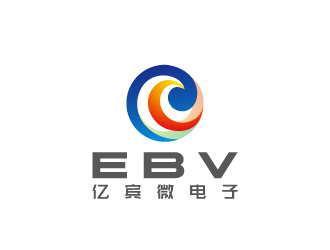 周金進的深圳市億賓微電子有限公司 英文簡稱EBVlogo設(shè)計