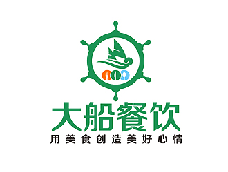 秦曉東的大船餐飲（公司名稱：寧波大船餐飲管理有限公司）logo設計