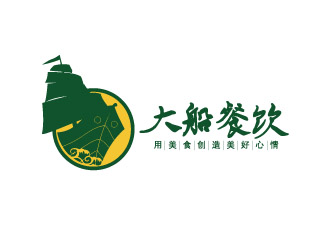 劉業(yè)偉的大船餐飲（公司名稱：寧波大船餐飲管理有限公司）logo設計