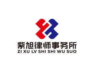 周金進的河北紫旭律師事務(wù)所logo設(shè)計