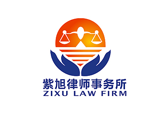 盛銘的河北紫旭律師事務所logo設計