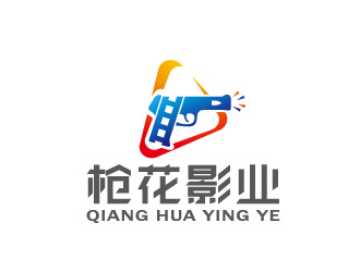 周金進(jìn)的槍花影業(yè)logo設(shè)計