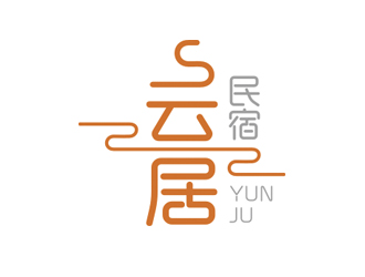 趙鵬的云居民宿Logo設(shè)計(jì)logo設(shè)計(jì)