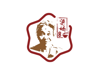 王仁寧的梁媽家廚餐飲連鎖商標(biāo)logo設(shè)計