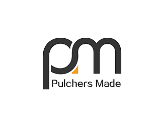 秦曉東的Pulchers Made英文線條日用品品牌logologo設(shè)計