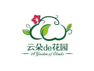 勇炎的云朵的花園logo設(shè)計