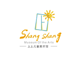 楊占斌的線條行動(dòng)物品牌logo－丄上兒童美術(shù)館logo設(shè)計(jì)