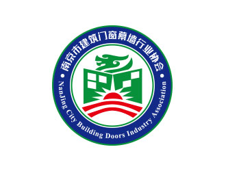 向正軍的南京市建筑門(mén)窗幕墻行業(yè)協(xié)會(huì)logo設(shè)計(jì)