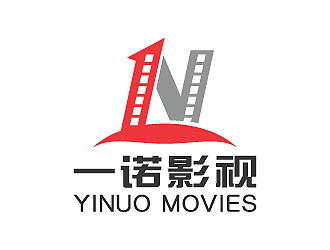 彭波的一諾影視公司正負極logologo設計