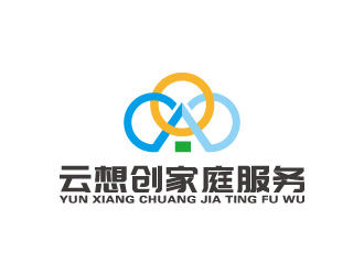 周金進的云想創(chuàng)家庭服務(wù)平臺logo設(shè)計