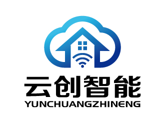 張俊的云創(chuàng)智能云朵logologo設(shè)計(jì)