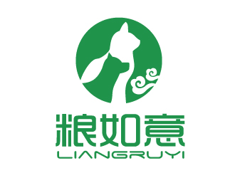 張俊的糧如意寵物主糧零食品牌標(biāo)志設(shè)計(jì)logo設(shè)計(jì)