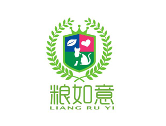 盛銘的糧如意寵物主糧零食品牌標(biāo)志設(shè)計logo設(shè)計