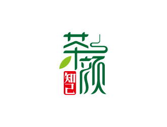 周金進的茶顏知己連鎖飲料店標志設計logo設計