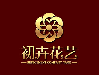 鐘炬的初卉，蘇州初卉花藝有限公司logo設計