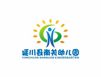 何嘉健的延川縣南關(guān)幼兒園logo設(shè)計