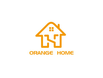 朱紅娟的橙家 Orange Homelogo設(shè)計