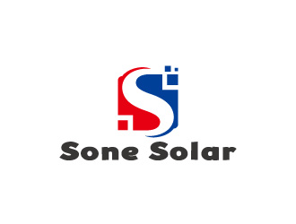 周金進的sone solar太陽能LED燈商標設計logo設計