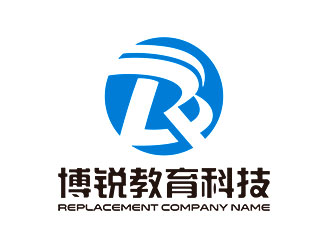 鐘炬的陜西博銳教育科技有限公司logo設計