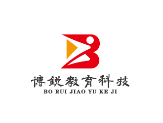 周金進(jìn)的陜西博銳教育科技有限公司logo設(shè)計