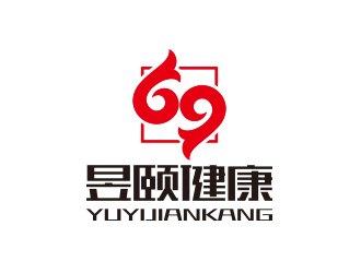 孫金澤的昱頤健康logo設計