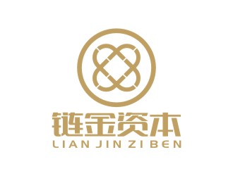 李泉輝的鏈金資本logo設(shè)計