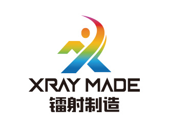 向正軍的Xray Made 中文：鐳射制造logo設計