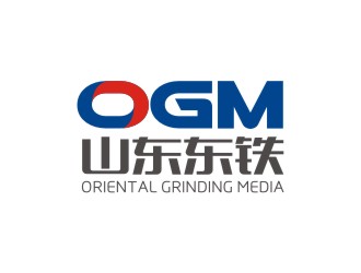 曾翼的山東東鐵  ORIENTAL GRINDING MEDIAlogo設(shè)計