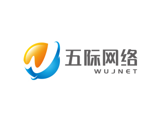 黃安悅的五際網(wǎng)絡(luò)（wujnet）logo設(shè)計