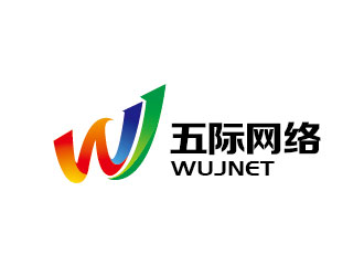 李賀的五際網(wǎng)絡(luò)（wujnet）logo設(shè)計