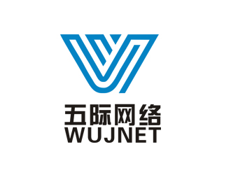 李正東的五際網絡（wujnet）logo設計