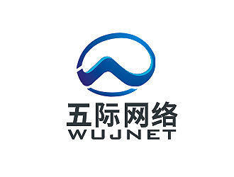 盛銘的五際網絡（wujnet）logo設計