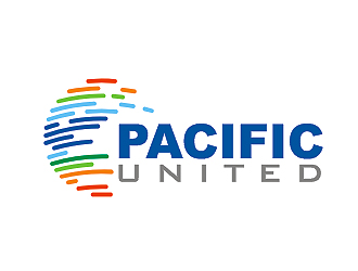 盛銘的Pacific United英文國際貿(mào)易logologo設(shè)計