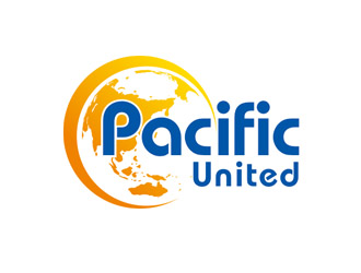 趙鵬的Pacific United英文國際貿(mào)易logologo設(shè)計(jì)