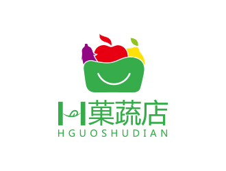 孫金澤的H菓蔬店logo設計