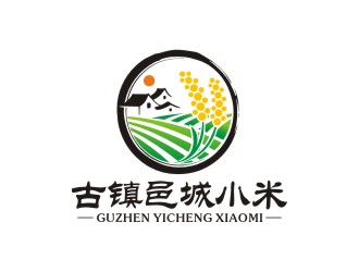 曾翼的古鎮(zhèn)邑城小米卡通商標(biāo)設(shè)計(jì)logo設(shè)計(jì)