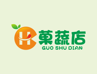 何嘉健的H菓蔬店logo設(shè)計(jì)