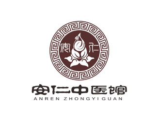 郭慶忠的安仁中醫(yī)館logo設(shè)計