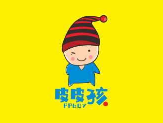 何嘉健的皮皮孩 ppb0y童鞋童裝商標(biāo)設(shè)計(jì)logo設(shè)計(jì)