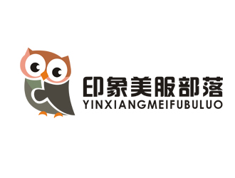 李正東的印象美服部落logo設計