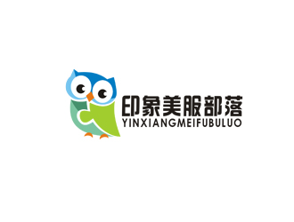 李正東的印象美服部落logo設計