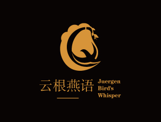 連杰的云根燕語（Juergen Bird's Whisper ）logo設(shè)計(jì)