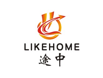 李泉輝的途中 like home民宿品牌logo設(shè)計logo設(shè)計