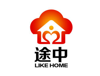 余亮亮的途中 like home民宿品牌logo設(shè)計logo設(shè)計