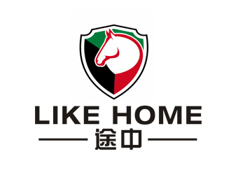 李正東的途中 like home民宿品牌logo設(shè)計logo設(shè)計