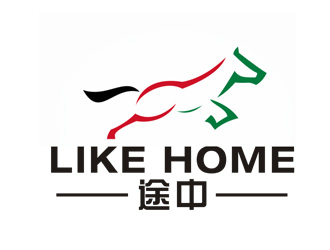 李正東的途中 like home民宿品牌logo設(shè)計logo設(shè)計